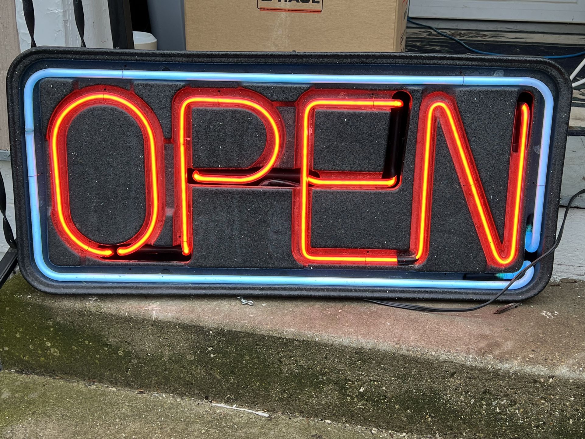 Neon Open Sign (Authentic True Neon Light)
