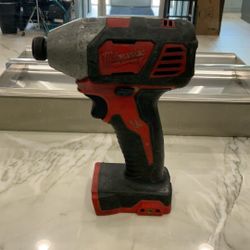 MILWAUKEE 1/4” HEX IMPACT DRIVER 18v (2656-20)