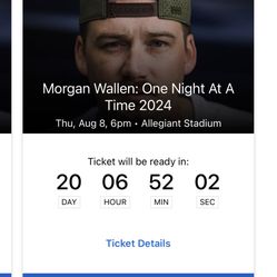 Morgan wallen tickers