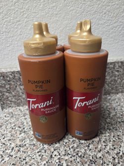 Torani pumpkin pie flavor for coffee, milkshakes and ice cream