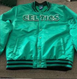 Boston Celtics NBA Satin Bomber Jacket