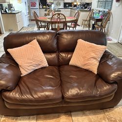 Leather Sofa Set 