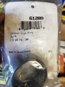Exhaust pipe ring jeep v6