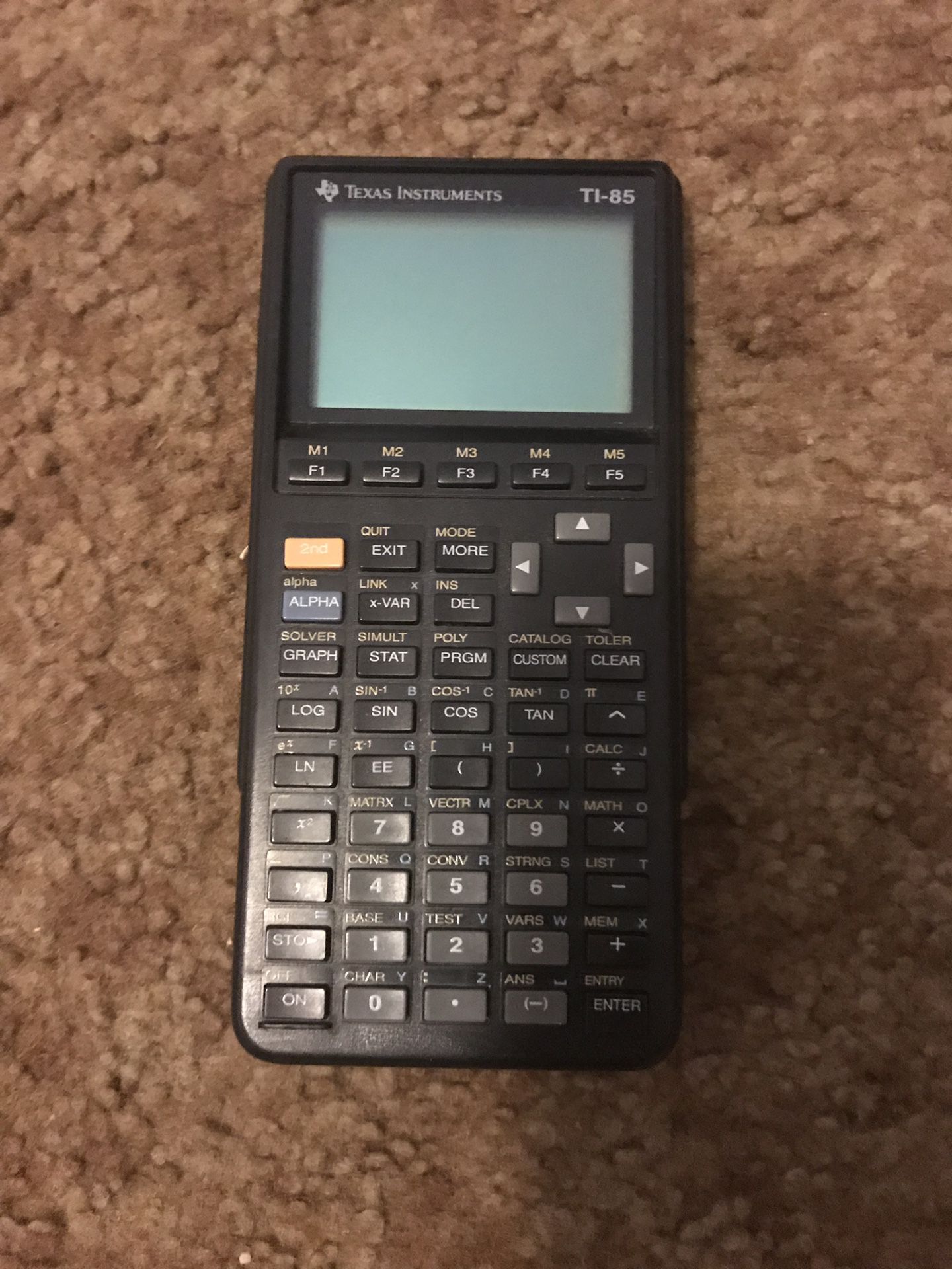 TI 85 graphing calculator