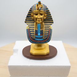 Vintage-Style Egyptian King Tutankhamun Bust Replica - Great Condition