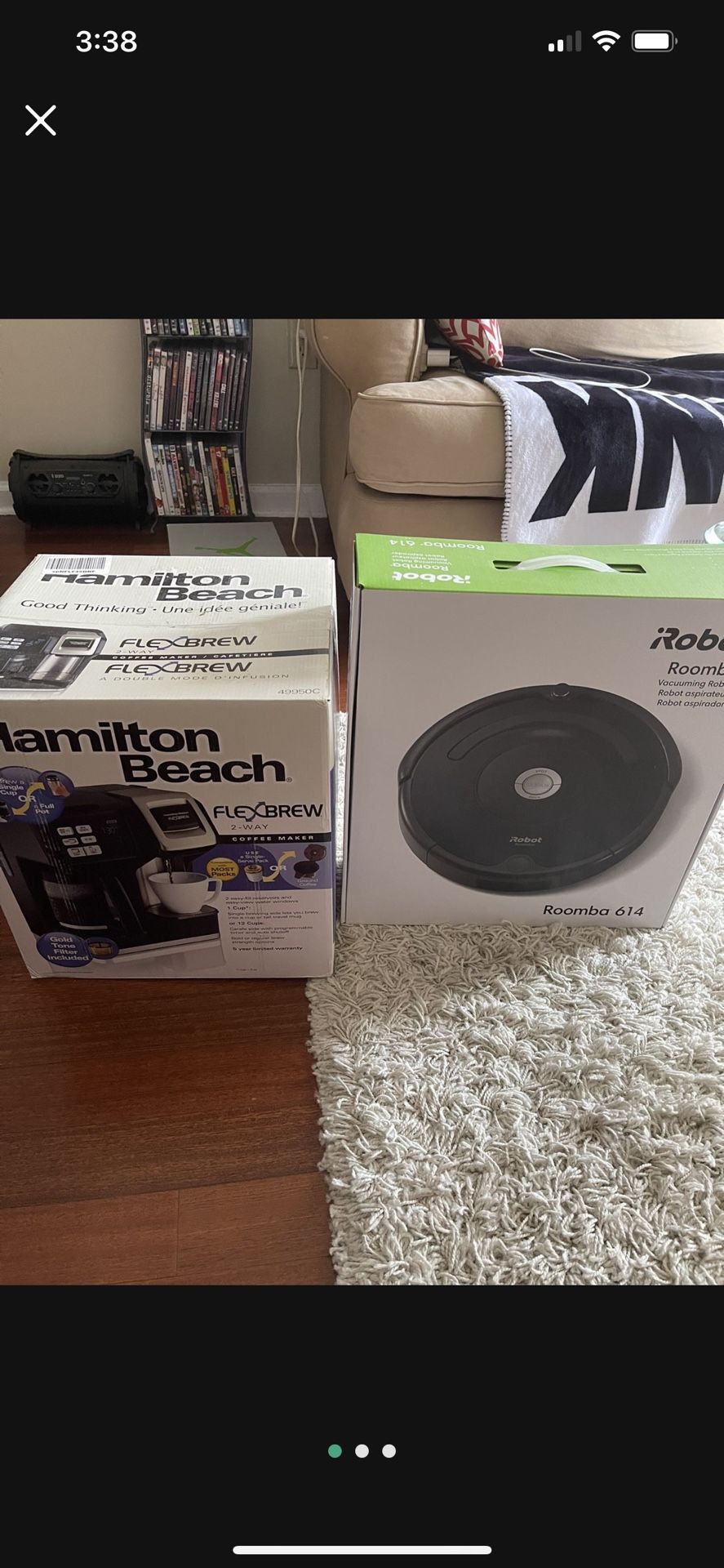 Robot Vacuum & Coffee Maker