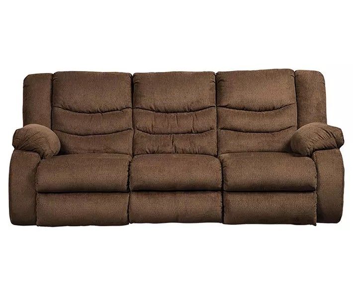 Double Recliner Sofa (Brown) $150 Obo
