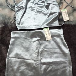 Women's Papaya Skirt Set M