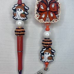 GHOST BADGE REEL & PEN SET