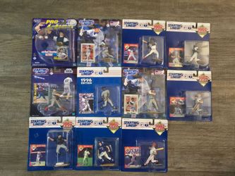 Starting Lineup MLB Baseball Figures Lot of 11 NIP HOF Ripken McGwire Th