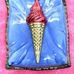 Bubblegum Ice Cream Enameled Necklace
