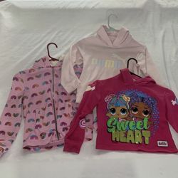 Lot of 3 Girls hoodies 7/8 puma etc
