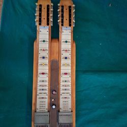 National Double Neck Lap Steel 8 Stings