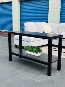 Modern Black Console Table