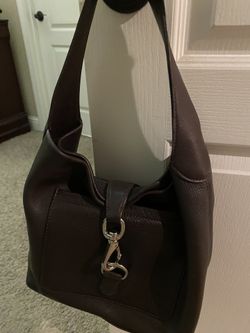 Dooney & Bourke Lock Sac Brown Leather Hobo Bag