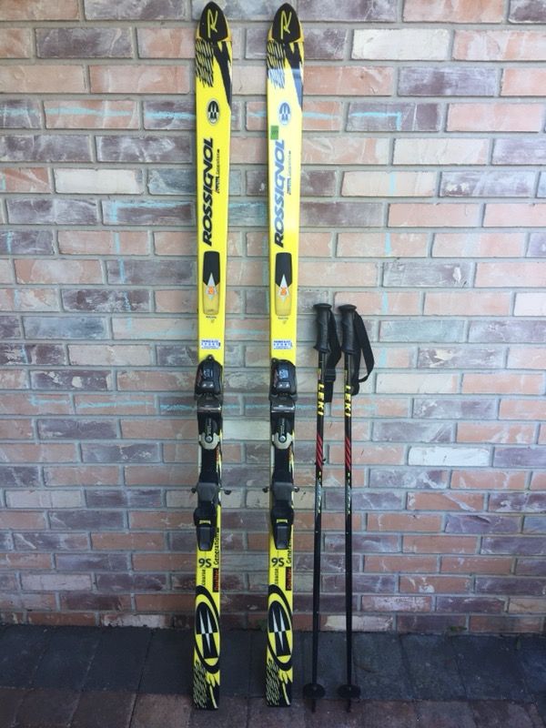 Rossignol Dualtek generation 9S 183 skis w Marker M34 selective control bindings Leki eclipse 115cm poles for Sale in Coral Springs FL OfferUp