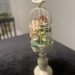Beautiful Antique White Large Birdcage For You Or Someone Special On Valentines Day