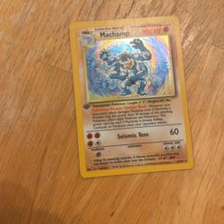 Machamp Holo 1st Edition