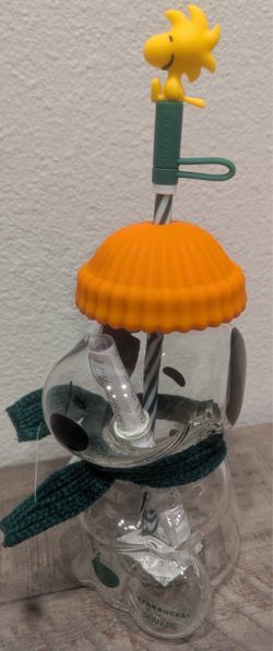 Starbucks glass snoopy