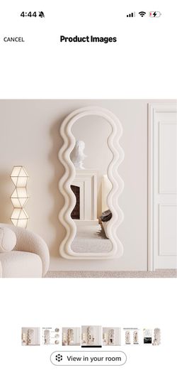 Gorgeous wavy mirror - brand new in box