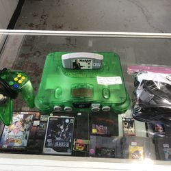 Jungle Green Nintendo 64 Console!!