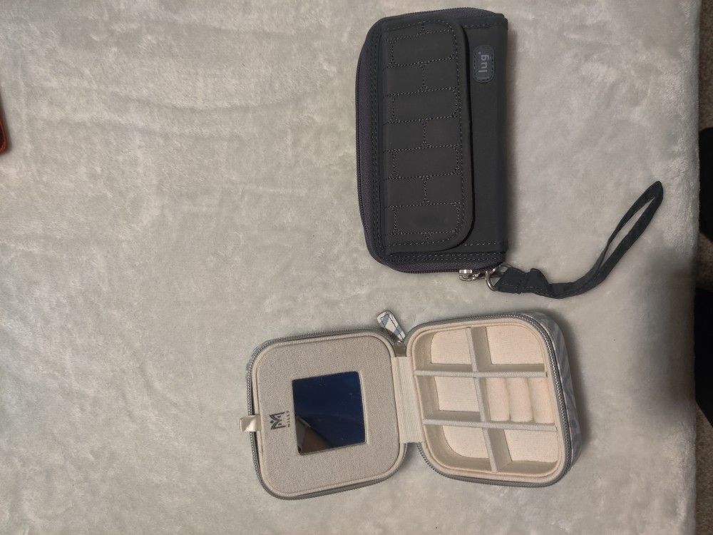 Wristlet Wallet and travel Jewelry Case