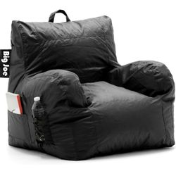 Big Joe Bean Bag Chair Dorm W Cup Holder And Pocket 