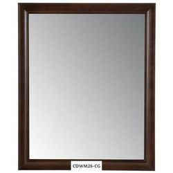 Candlesby 26 in. x 31 in. Framed Wall Mirror in Cognac