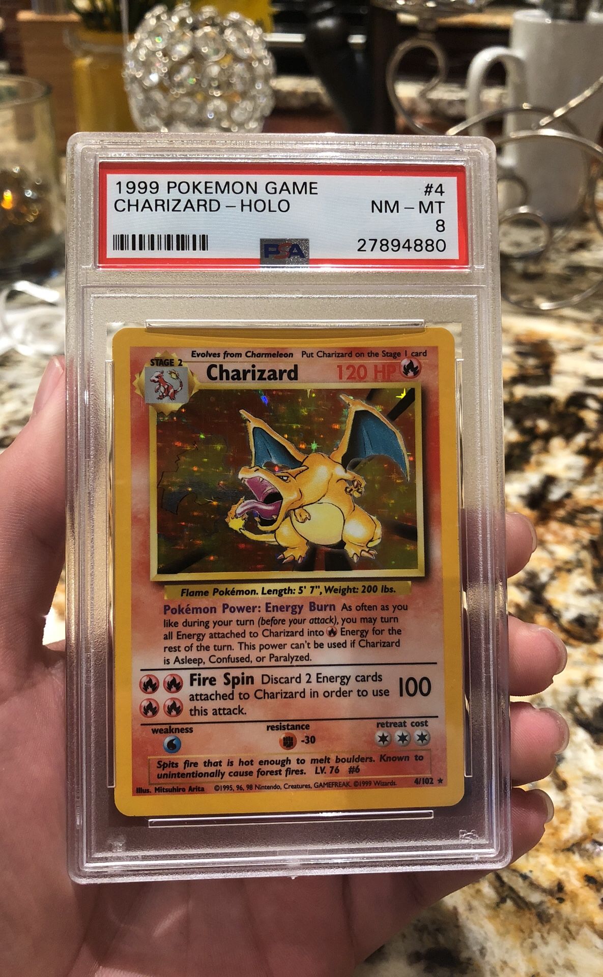 1999 Charizard pokemon card