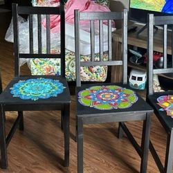 Hand Painted Chairs