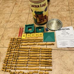 Lincoln Logs Frontier Explorer Set - missing 4 pieces - $10 Firm - see details -