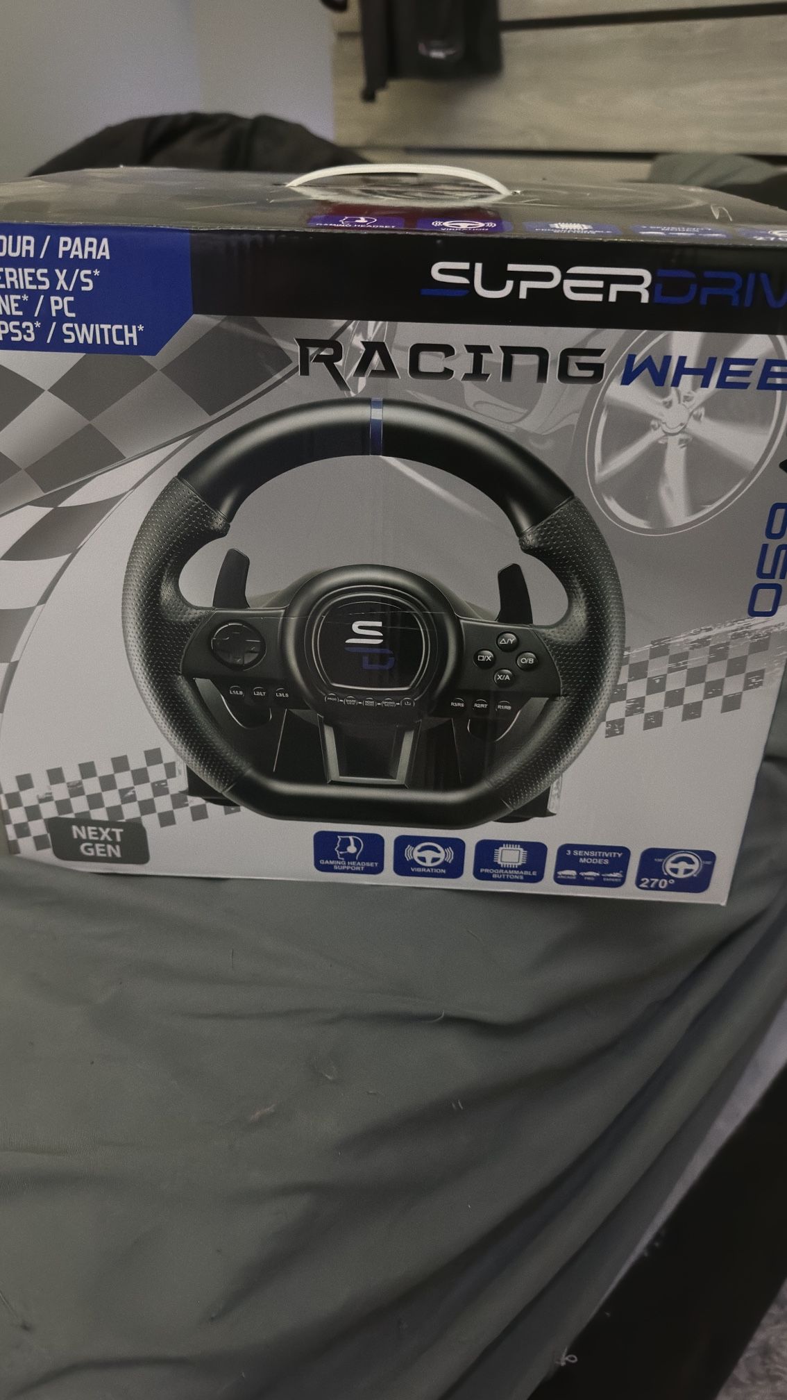 Super Drive Racing Wheel And Pedals Sv 650