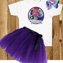 Trolls Party Outfit 4t
