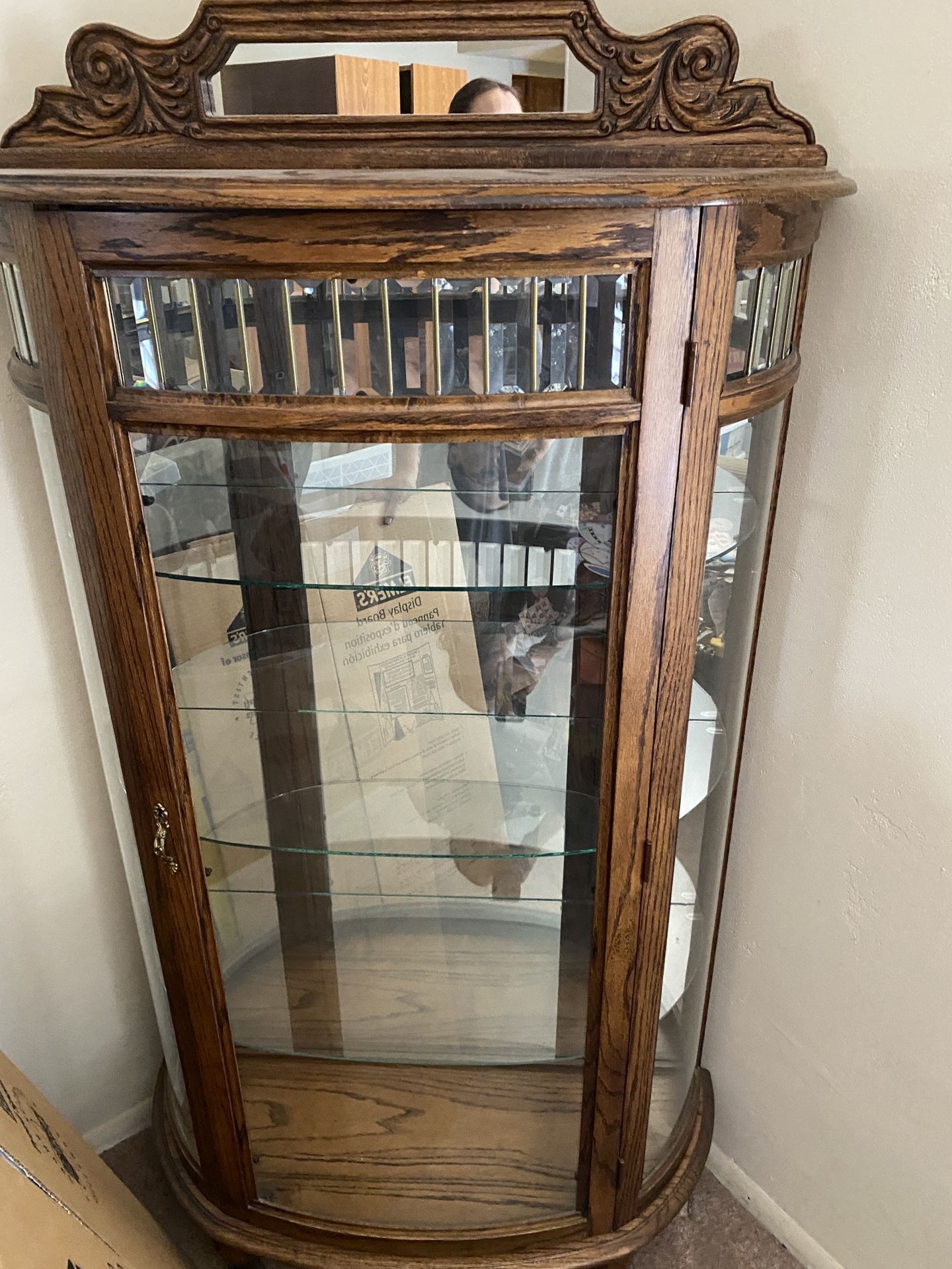 Corner Curio Cabinet 
