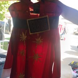 Elvis Costume Adult Dog  With Tags