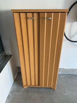 Wooden Double Door Shoe Cabinet