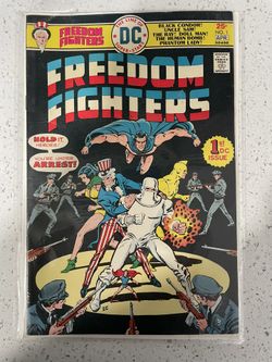 Freedom Fighters Comic Book. First Issue