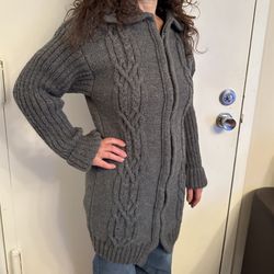 Knitted Cardigan Handmade Women’s (Small/Medium)