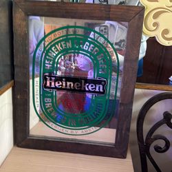 Heineken 14X11 mirrored picture