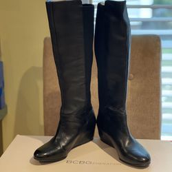 BCBG  BN black Knee High BOOTS 