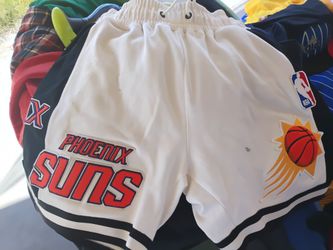 NBA PHOENIX SUNS SCRIPT TAIL MEN'S DOUBLE KNIT 2.0 SHORT SIZE XL