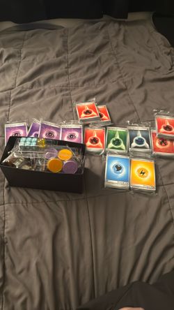 Pokemon Energy Cards And Playing Pieces
