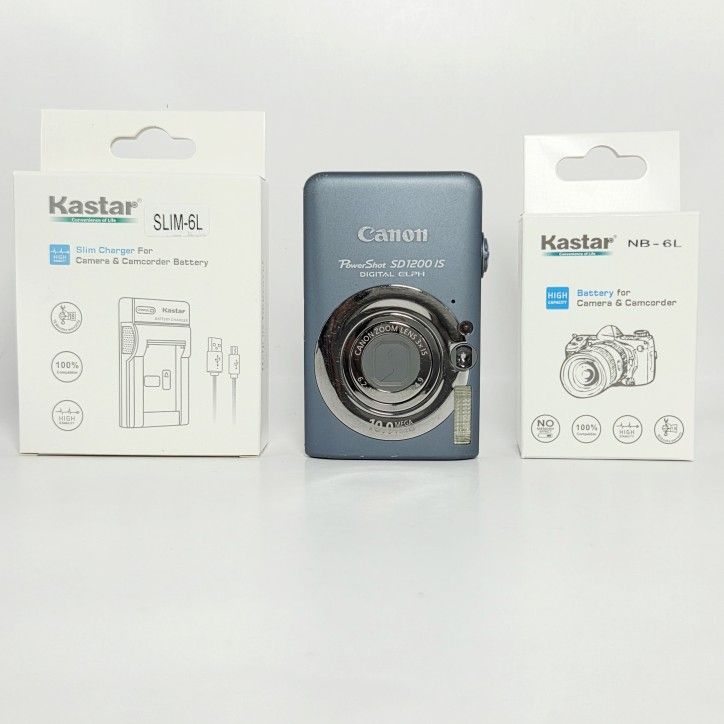 Canon PowerShot SD1200 IS Digital ELPH 10MP 3x Zoom Digital Camera TESTED