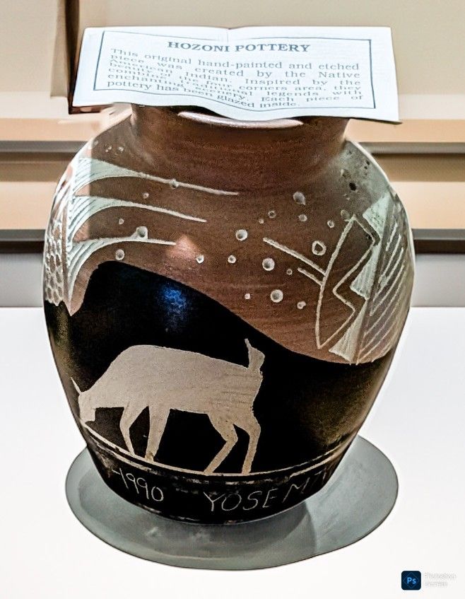-Hand painted Hozini vase