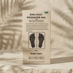 Brand New - EMS Foot Massager Mat Electronic Stimulator Model T3010