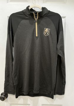 Men’s NHL Las Vegas Golden Knights Quarter Zip Pullover Long Sleeve Top Size M