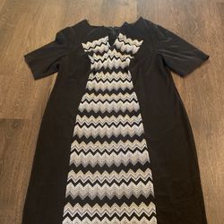 Womans Black Dress Size 18 By Connected Apparel #5