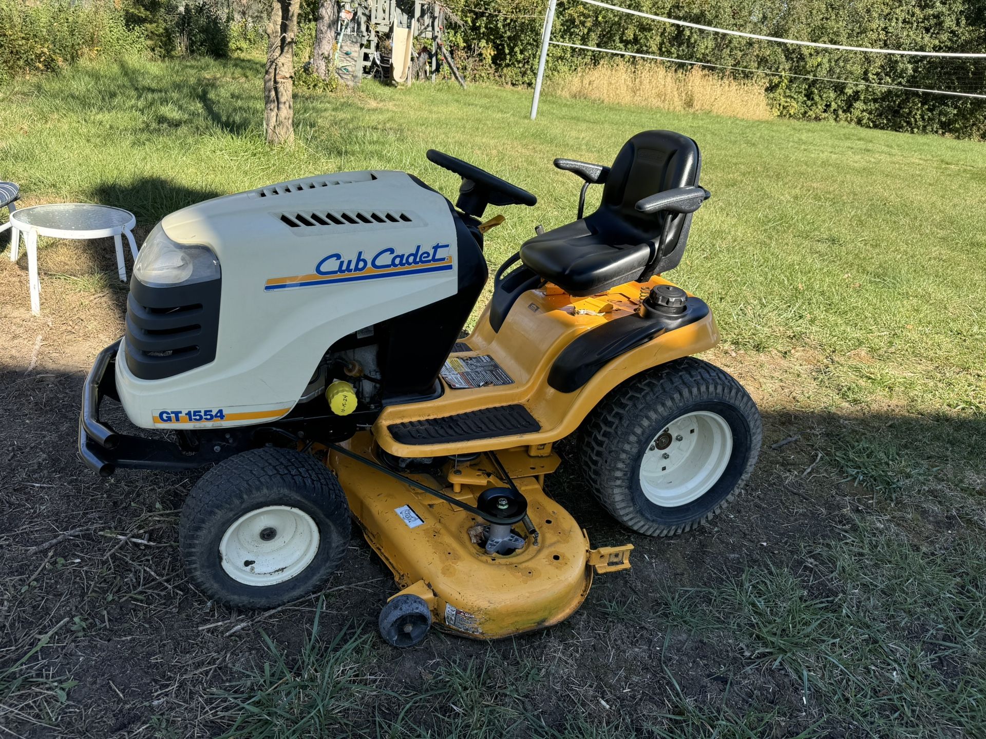 Cub Cadet Super LT 1554 54” cut Riding Mower With Kohler Command 27 HP Engine