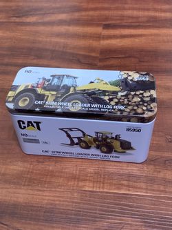 CAT 972M Wheel Loader with Log Fork Diecast Model