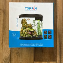 Top Fin Aquarium 3.5 Gallon Fish Tank